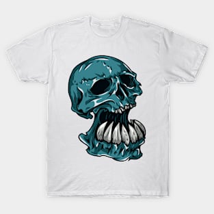 Blue Skull T-Shirt